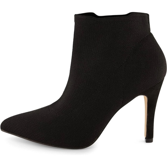 CUSHIONAIRE Women's Genie Stretch Knit Heel Bootie Memory Foam padding, size 8.5 - Picture 1 of 14